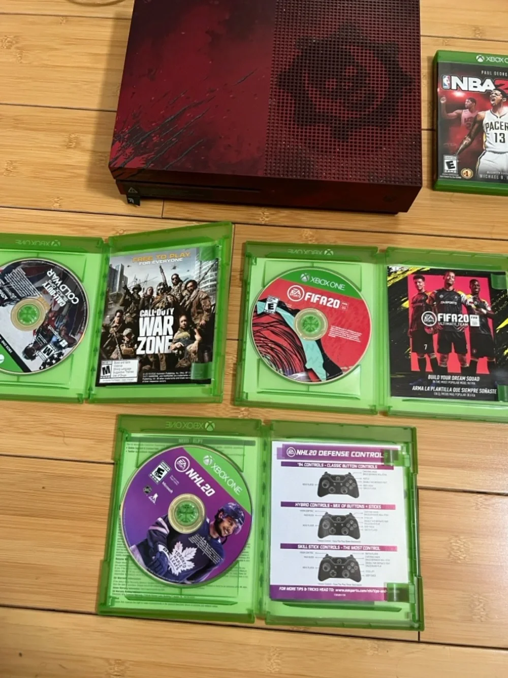 Microsoft Xbox One S Gears of War 4 Limited Edition 2 TB Crimson Console Bundle